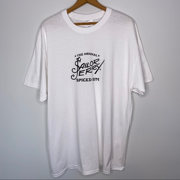 Other - NWOT SAILOR JERRY SPICED RUM SIZE XL B&W T-SHIRT